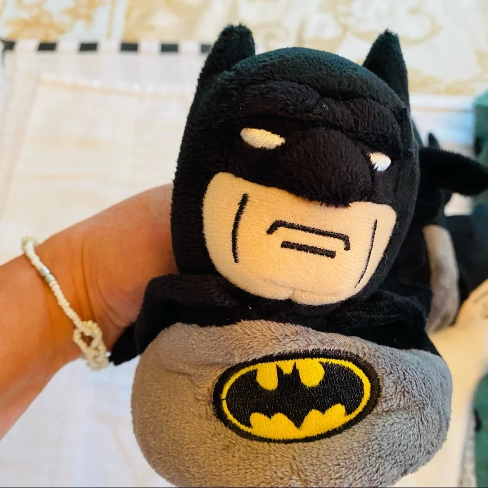 Batman Slippers and Carter’s Dino Onesie.